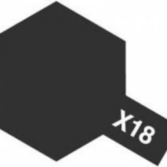 Acrylic Mini X-18 Semi Gloss Black