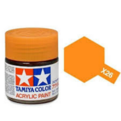 Acrylic Mini X-26 Clear Orange