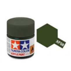 Acrylic Mini Xf-58 Olive Green