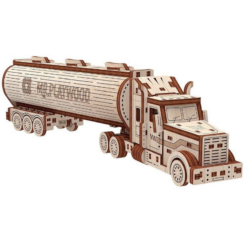 Oil Tanker Truck - 106Pcs Assembled - 270x50x70mm