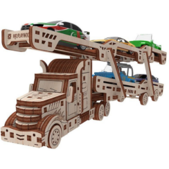 Car Carrier Truck - 134Pcs Assembled - 280x180x30mm
