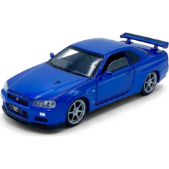 Nissan GT-R34 V-Spec II - Blue Lights and Sound and Pull Back