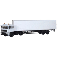DAF 3300 Short Van Trailer White