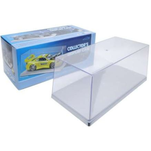 Display Case 1:24 - Individually boxed Silver Base 27cm x 12.5w x 11.2h