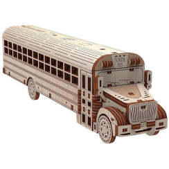 School Bus - 107Pcs Assembled - 240x50x60mm