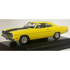 Plymouth Road Runner (1970) – Yellow American Car Collection - Cased