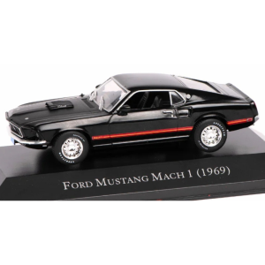 Ford Mustang Mach 1 Coupe 1969 Black American Car Collection