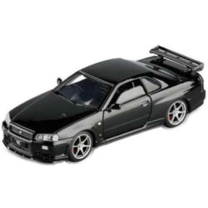 Nissan GT-R34 V-Spec II - Black Lights and Sound and Pull Back