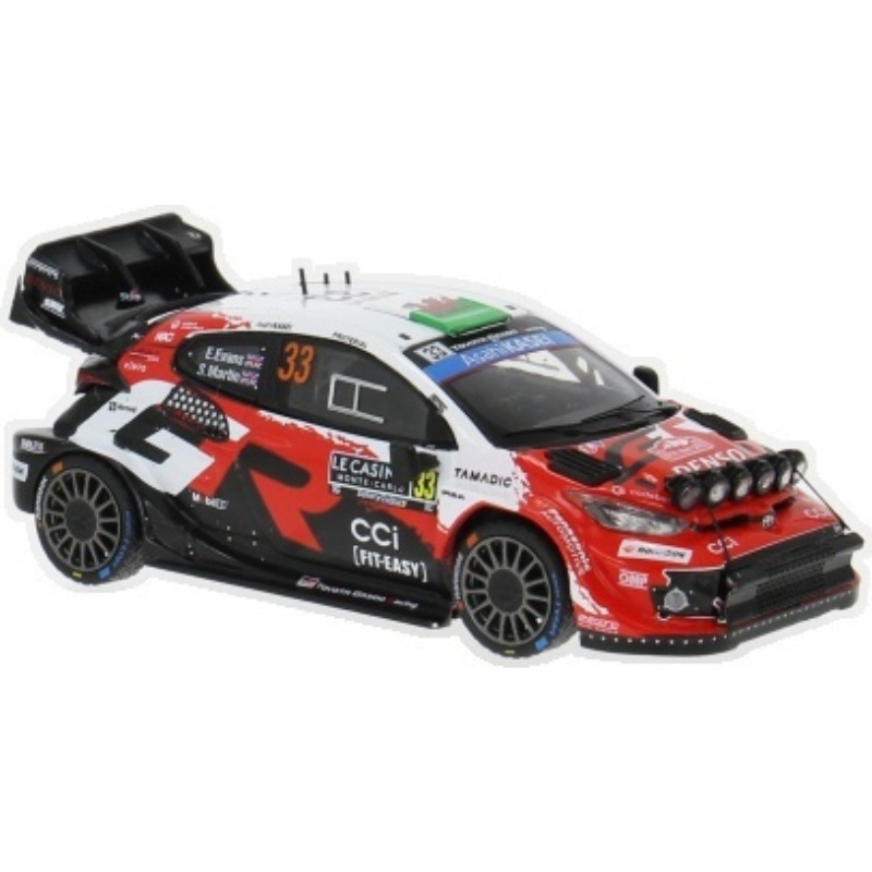 Toyota GR Yaris Rally1 Rallye Monte Carlo 2026 #33 E.Evans/S.Martin